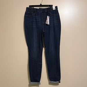 Judy Blue High Rise Dark Indigo Pull On Jeans